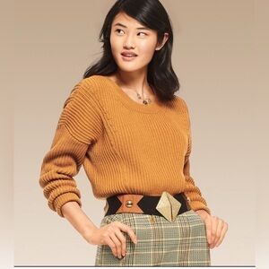 CAbi 3537 Step Up Chunky Oversized Knit Sweater - Size Large